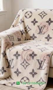 Louis Vuitton Throw Blankets